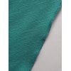 Robe Mouchoir Nouée en Avant à Bretelle en Couleur Unie à Cordon - Vert XXL | US 14