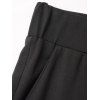 Pantalon Moulant Zippé Long en Couleur Unie avec Poches - Noir S | US 4