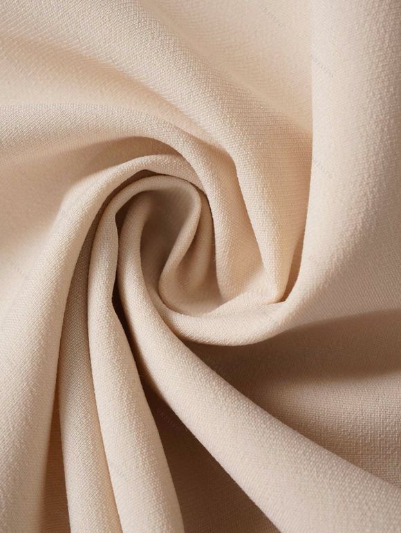 Robe Ligne A Mi-Longue Ceinturée avec Rivets sans Manches à Taille Haute - café lumière XXL | US 14