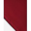 Saint Valentin couleur unie cravate épaule Vintage robe plissée fausse perle chaîne ceinture princesse Zipper robe arrière - Rouge L | US 8-10