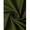 Robe Asymétrique à Bretelle Fine en Couleur Unie sans Manches - Vert profond M | US 6