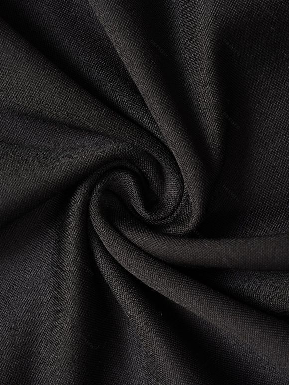 Débardeur de corset de bandage vintage et pantalons de pantalons de fusée - Noir S | US 4