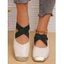 Women Casual Low Heeled Versatile Square Toe Fashionable Thick Heel Non-Slip Shoes - Kaki Léger EU 38