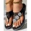 Rhinestone Flower Decor Trendy Clip Toe Outdoor Shoes Fashion Garden Beach Flip Flops - d'or EU 41