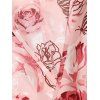 Robe D'été Plongeante à Rose et Papillon - Rose clair L | US 8-10