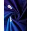 Robe asymétrique décontractée sans manches à taille moyenne pour femme, imprimé tête de mort, froncée, anneau en O, style crâne - Pourpre L | US 12