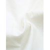 Chemise Plissée Fleur Brodée Tressée à Manches Raglan - Blanc XL | US 12