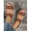 Elegant Slingback Wedge Elastic Outdoor Flatform Sandals - Rose clair EU 36