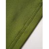 Robe D'Eté Croisée en Couleur Unie à Epaule Superposée à Lacets - Vert profond XL | US 12