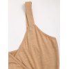 Robe D'Eté Teintée Zippée Superposée en Blocs de Couleurs à Col Superposé - Vert XL | US 12