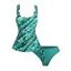 Maillot de Bain Bikini Triangle Teinté à Bretelle Nouée - Vert S | US 4