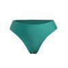 Maillot de Bain Bikini Triangle Teinté à Bretelle Nouée - Vert S | US 4