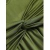 Robe à Bretelle Fine Jointif en Dentelle à Taille Haute sans Manches - Vert M | US 6