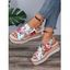 New Fashionable Espadrille Wedge Buckle Strap Open Toe Platform Sandals - multicolor A EU 37
