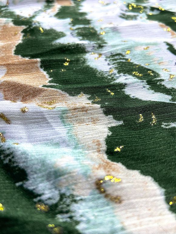 Ensemble de Cardigan Long Haut Bas à Bretelle Fine en Couleur Unie Deux Pièces - Vert S | US 4