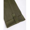Pantalon Moulant Capri Décontracté en Couleur Unie à Taille Elastique - Vert profond XL | US 12