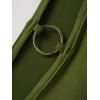 Robe Longue Tie-Dye à Col Bénitier avec Ceinture - Vert profond S | US 4
