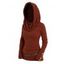 Haut Tricoté Plié Ceinturé en Couleur Unie à Col Bénitier - Orange Foncé M | US 6