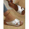 New Platform Casual Fashion Thick-Soled Slippers - Argent EU 36