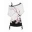 Plum Blossom Print Oblique Shoulder T-shirt And Cinched V Neck Camisole Two Piece Set - Blanc XXL | US 12