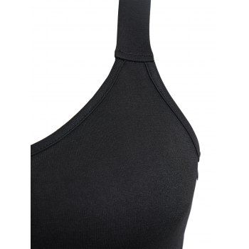 Skull Rose Print Grommet Buckle Design Tank Dress Double V Neck Sleeveless Gothic Dress