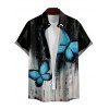 Robe à Bretelle Fine Papillon Imprimé à Taille Haute et Col V - multicolor A S | US 4