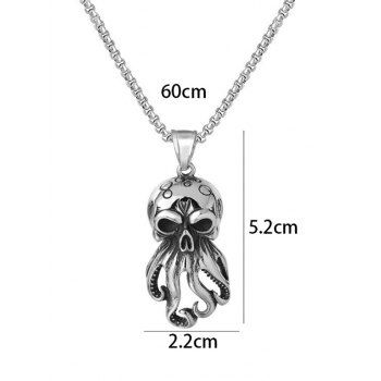 Retro Octopus Pattern Pendant Necklace