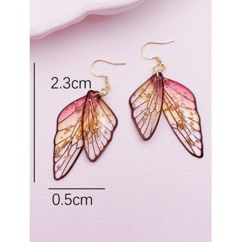 Glitter Butterfly Wings Vintage Fashionable Earrings