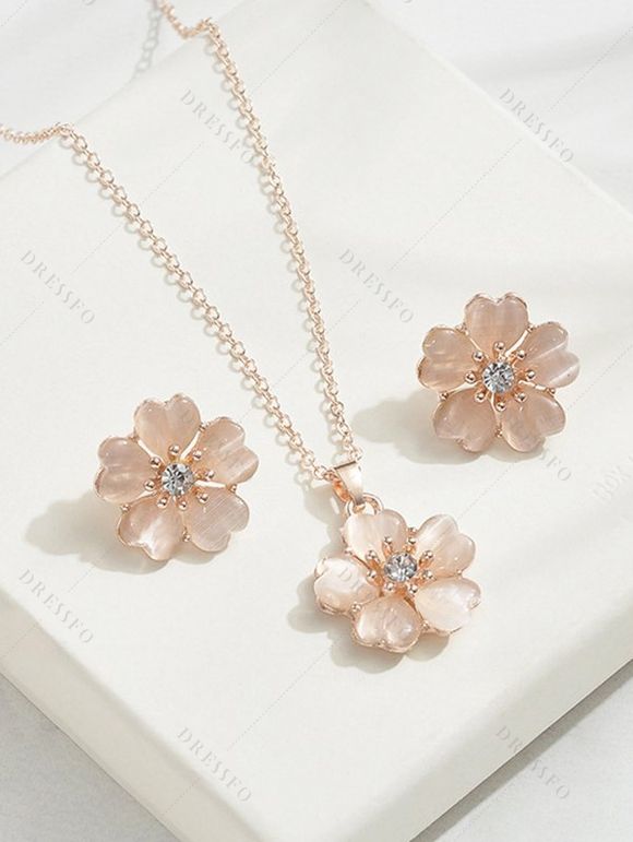 Ensemble Micro Robe et Boucles D'Oreilles avec Col en Cœur Imprimé Fleurs et Fluide - Blanc S | US 4
