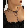 Robe Halloween en Dentelle Ajourée avec Boucles D'oreilles - Noir S | US 4