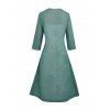 Ensemble cardigan transparent uni en mousseline de soie ouverte sur le devant à manches courtes et robe camisole à gros imprimé floral - Vert profond XXXXL | US 18