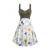 Robe à Capuche Etoile Lune et Chaîne Floral avec Bouton - Vert profond S | US 4