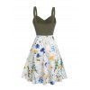 Robe à Capuche Etoile Lune et Chaîne Floral avec Bouton - Vert profond S | US 4