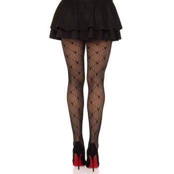 Gorgeous Fishnet Tights Diamond Heart Patterns Pantyhose