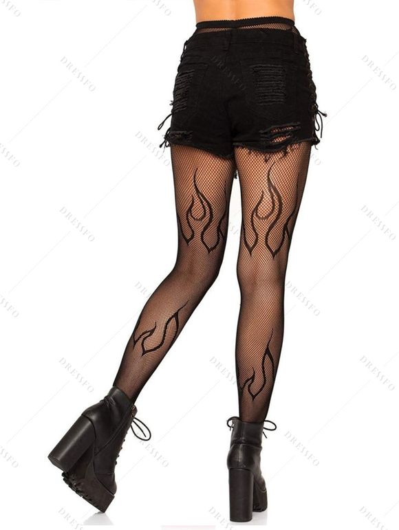 Collant en Résille - Noir 