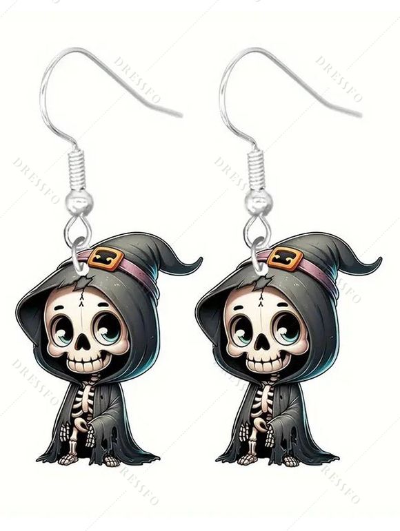 Boucles D'Oreilles D'Halloween Momie Design - multicolor A 