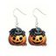 Boucles D'Oreilles D'Halloween Momie Design - multicolor A 