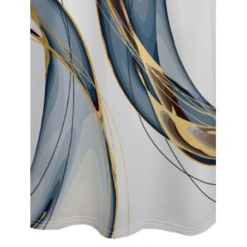 Abstract Print Spaghetti Strap Dress V Neck A Line Dress