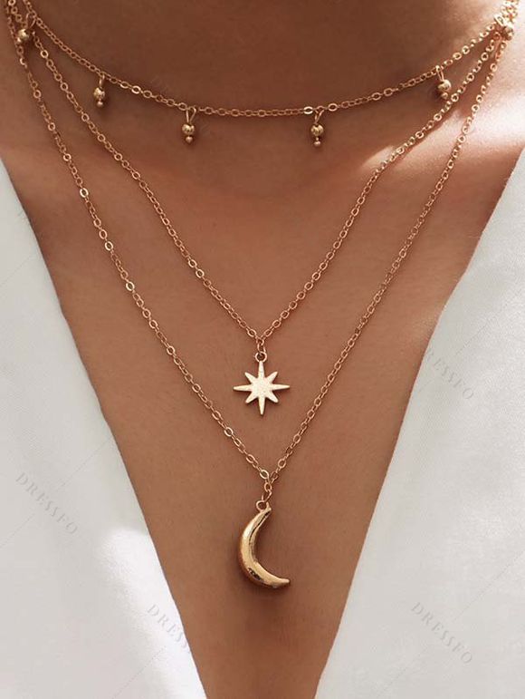 Tribal Print Patchwork Hooded Dress And Lace Up Chunky Heel Faux Leather Boots Layered Necklace Outfit - Noir S | US 4