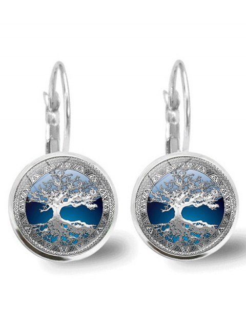 Boucles D'Oreilles Simple Motif Arbre de Vie