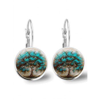 Tree of Life Simple Time Gemstone Earrings