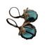 Boucles D'Oreilles Vintage Libellule Sculptées - multicolor A 