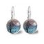 Boucles D'Oreilles Motif Arbre de Vie Coloré Minimaliste Bijou pour Passer le Temps - multicolor B 