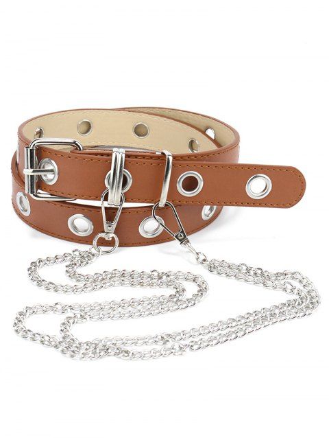 Ceinture Décorée D'œillet Design Style Punk