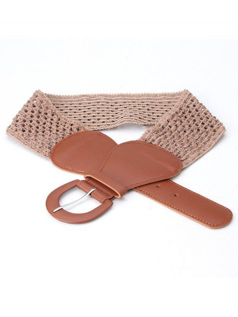 Ceinture Élastique avec Boucle Ciselée