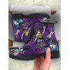 Fairy Tale Story Graffiti Round-Toe Low-Heel Martin Boots - Concorde EU 36