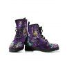 Fairy Tale Story Graffiti Round-Toe Low-Heel Martin Boots - Concorde EU 36