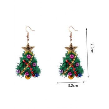 DIY Colorful Felt Christmas Tree Earrings