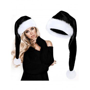 Holiday Gift Decoration Long Fluffy Christmas Hat