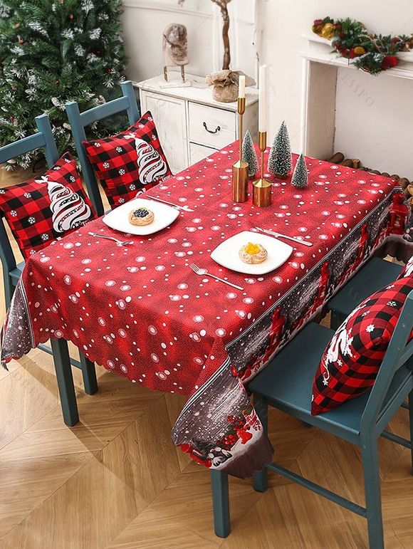 Nappe de Table à Imprimé Fête de Noël - multicolor A 